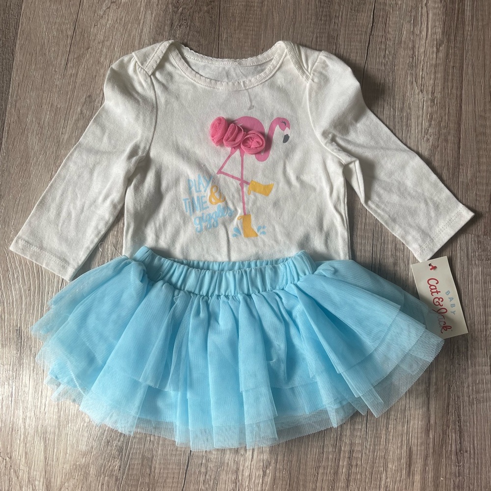 NWOT Cat & Jack Tutu Outfit Set 3-6 Months